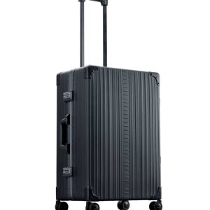 Aleon Aluminiums Kuffert Sort - Mellem - 67 cm.