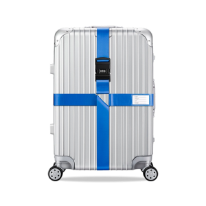 Baggagerem m. kodelås - Premium - Blå - Travel-tech™