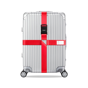 Baggagerem m. kodelås - Premium - Rød - Travel-tech™