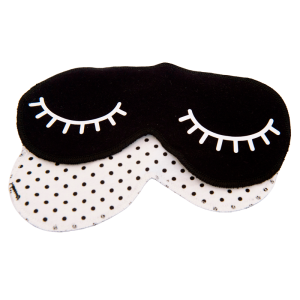 ImseVimse Sleep Mask - Black W. Print (1 stk)