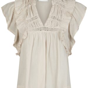 Neo Noir - Top - Jayla S Voile Top - Ivory