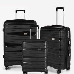 RW Travel Alfrida Collection 3-sæt Kuffert Sort