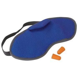 TravelSafe Sovemaske med Earplugs, blå