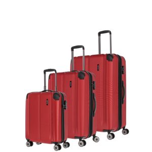 Travelite City Rød Kuffertsæt
