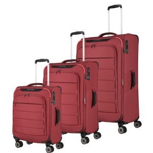 Travelite Skaii Rød Kuffertsæt