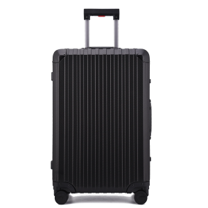NORDICCASE KLASSISK ALUMINIUM KUFFERT SORT | Størrelse: Carry-On (55 x