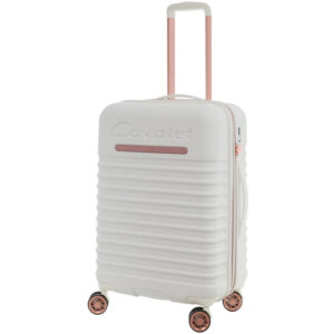Cavalet Pasadena Medium Kuffert - 65x46x26-30cm, 4,1kg, TSA-lås, Udvidelig - Sølv/Tan