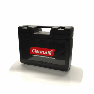 Kuffert CleanAir med skumfor, sort plastik