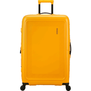 American Tourister DashPop Large Check in Expandable 77cm - Golden Yellow