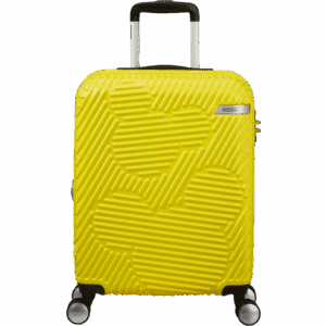 American Tourister Mickey Clouds 55cm Kabinekuffert Ekspanderbar Electric Lemon