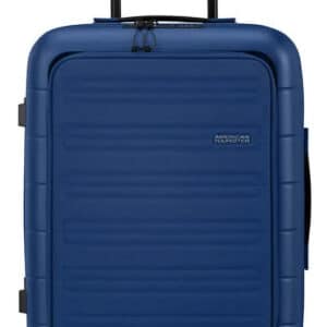 American Tourister Novastream Spinner Kuffert - USB-A, TSA-lås - Blå