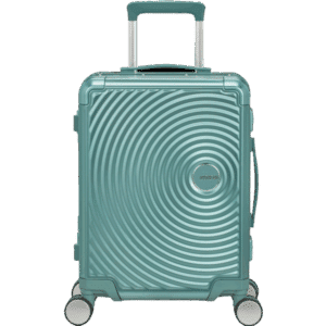 American Tourister Soundbox Alu Spinner 55cm - Dusty Turquoise