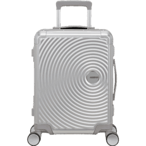 American Tourister Soundbox Alu Spinner 55cm - Silver