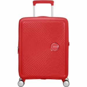American Tourister Soundbox Spinner Expandable 55cm - Coral Red