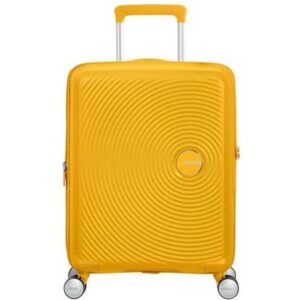 American Tourister Soundbox Spinner Expandable 55cm - Golden Yellow