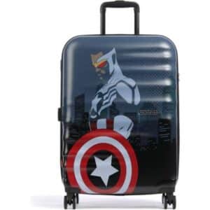 American Tourister Wavebreaker Disney Spinner 4 Wheels Black/Blue