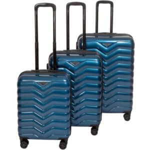 Cavalet Smygehuk Kuffertsæt - Kabine 38L, Medium 63-73L, Large 100-113L, Blå - 3 stk.
