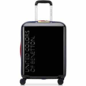 Delsey Paris United Colors Benetton Spinner 4 Wheels Black