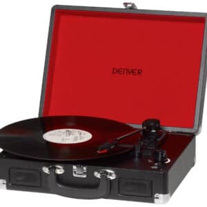Denver USB pladespiller i kuffert - Sort