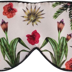 Fan Palm Sleeping Mask Floral Garden Ivory
