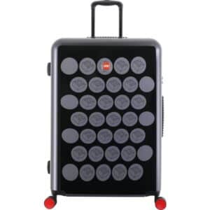 LEGO Kuffert Colourbox Brick Dots 70 L Sort Grå
