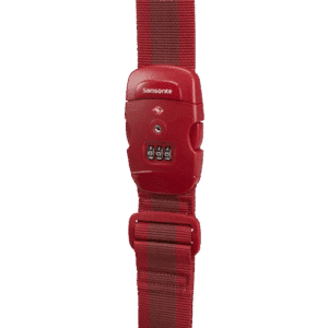 Samsonite Luggage Strap TSA Lock 50mm - Red