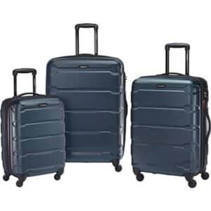 Samsonite Omni PC Polycarbonate 3-Piece Luggage Set Teal 68311-2824