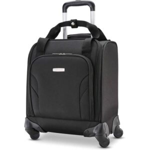 Samsonite Underseat Carry-on Spinner with USB Port Jet Black One Size