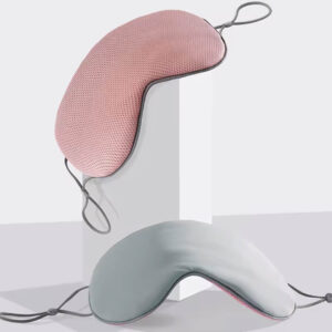 Super Sovemaske Justerbar med varm og kold side - Pink