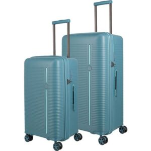 Travelite Roomer Suitcase Set 4 Wheels Aqua