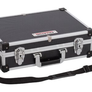 Aluminiums kuffert sort 420x300x125 mm