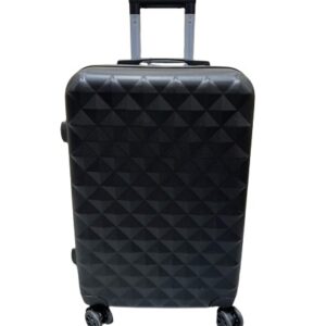 Conzept Travel kuffert 24" pyramide mønster stor sort