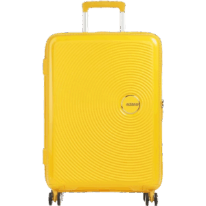 American Tourister SoundBox Spinner Expandable 67cm - Golden Yellow