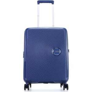American Tourister Soundbox Spinner Expandable 55cm - Midnight Navy
