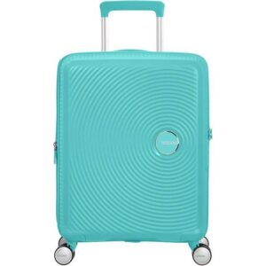 American Tourister Soundbox Spinner Expandable 55cm - Poolside Blue