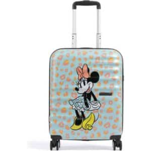 American Tourister Wavebreaker Disney Spinner 4 Wheels Light Blue