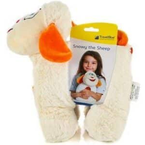 Travel Blue Fåret Snowy rejse-nakkepude