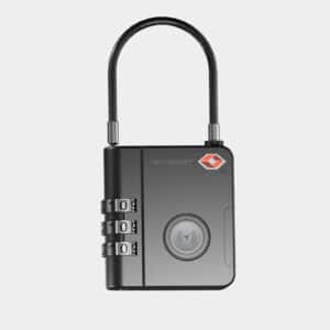 KeySmart SmartLock Kuffertlås - Find My kompatibel, TSA-standard - Sort