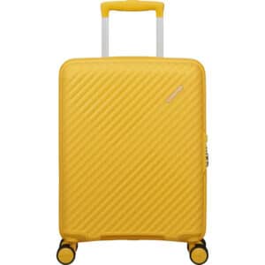 American Tourister Diablast Kabinekuffert - 55x40x20cm, 35L, 4 Dobbelthjul - Gul