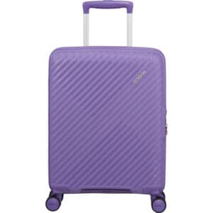 American Tourister Diablast Kabinekuffert - 55x40x20cm, 35L, 4 Dobbelthjul - Lilla