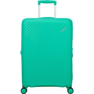 American Tourister Diablast Medium Kuffert - 68x47x31cm, 81-91L, 4 Dobbelthjul - Cyber Aqua