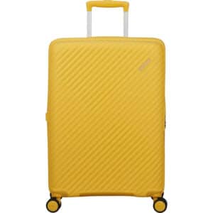 American Tourister Diablast Medium Kuffert - 68x47x31cm, 81-91L, 4 Dobbelthjul - Gul