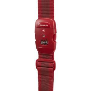 Samsonite Luggage Strap TSA Lock 50mm - Red